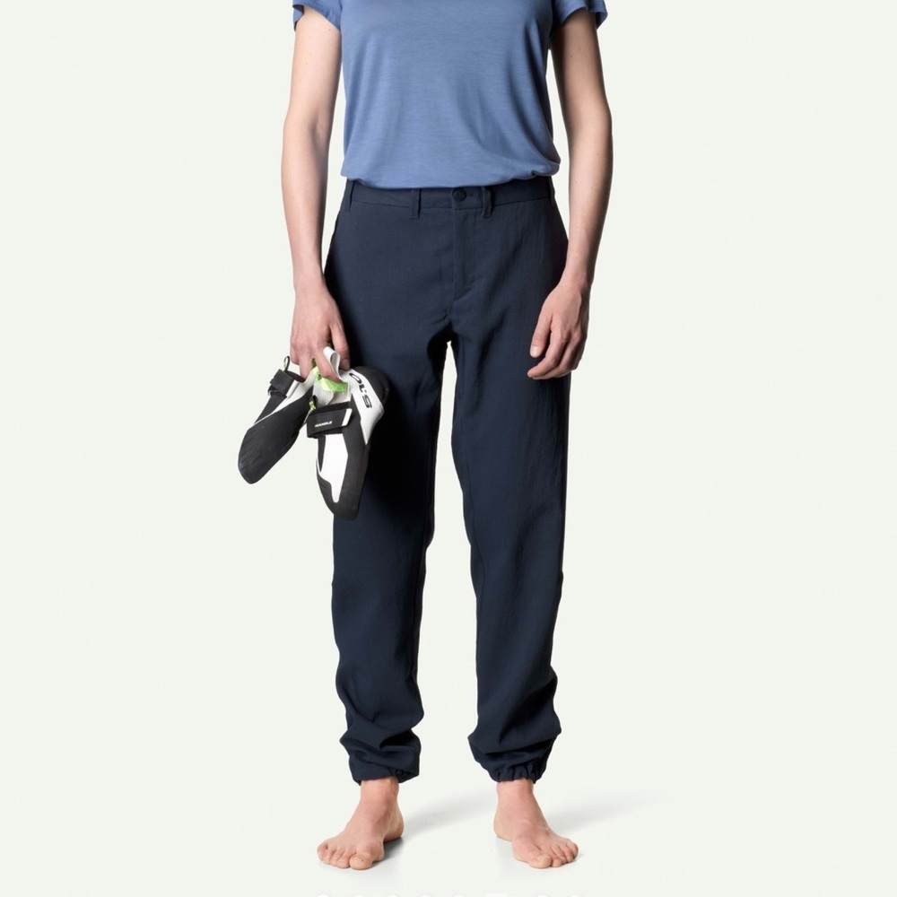 Houdini Aerial Pants Blue Illusion Flux Weave Tapered Outdoor Gorpcore-XL